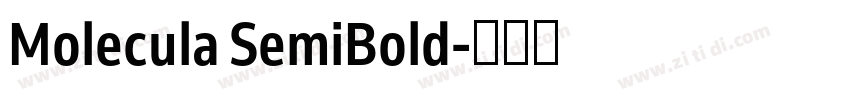 Molecula SemiBold字体转换 Molecula SemiBold字体转换